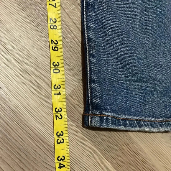 Joe’s Jeans Brixton Straight + Narrow Ripped Distressed Button Fly Mens size 38 - Picture 11 of 14